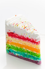 Rainbow cakes