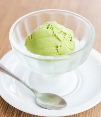 Ice cream green tea