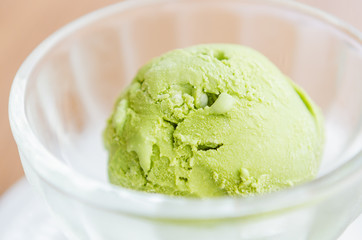 Ice cream green tea