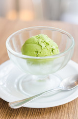 Ice cream green tea