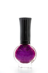 Nail polish isolated on white