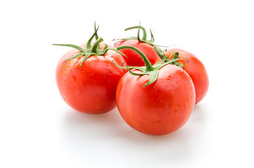 Tomato isolated on white