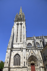 Fototapeta na wymiar Katedra w Quimper. Francja