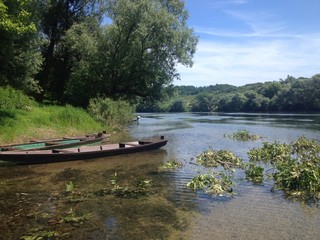 Obraz premium boats on the river