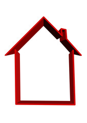 kırmızı ev simgesi