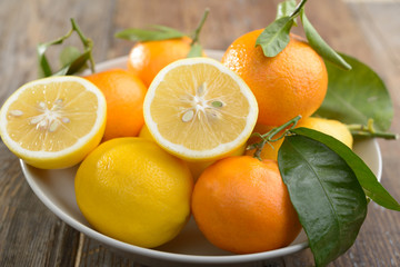 Lemons and tangerines