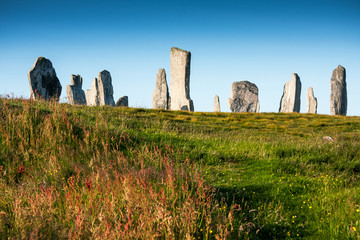 standing stones at callinish on the island lewis, scotland, UK - 65977091