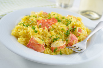 Lobster risotto