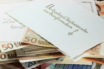 Geldgeschenke zur Konfirmation