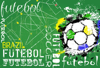 Soccer / Football design template,free copy space, vector