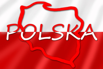 Panele Szklane  symbol Polski