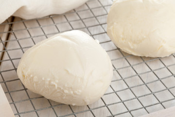 Fresh made mozzarella