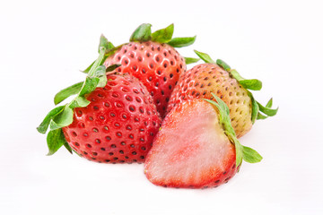 Strawberry isolated on white background