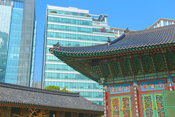 Traditional and Modern Architecture in Seoul, South Korea