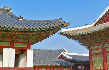 Naklejka premium Gyeongbokgung Palace, Seoul, South Korea