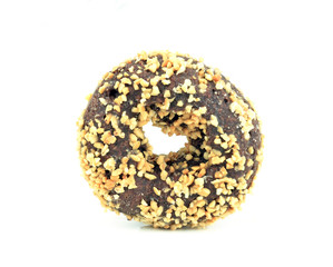 Donut isolated on white background