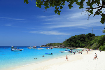 The beach of Similan Islands