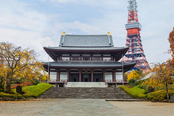 Zojoji Temple in Tokyo