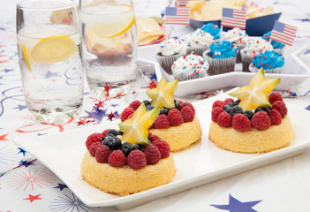 Angel Food Fruit Cake