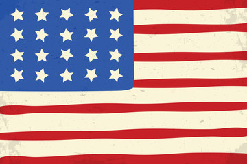 Vintage American Flag