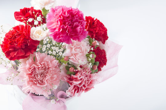 カーネーションの花束