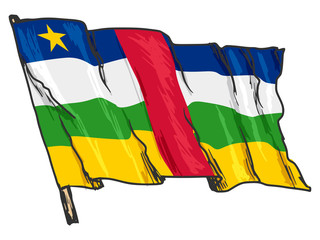 flag of Central African Republic