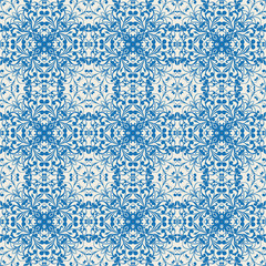 Vintage blue pattern
