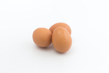 Eggs isolated