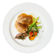 Rabbit stew with vegetables