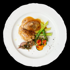 Rabbit stew with vegetables