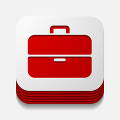 square button: portfolio