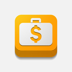 square button: portfolio