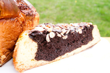 Traditional easter sweets (romanian cozonac and pasca)