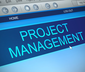 Project management concept.