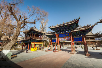 Fototapeta premium Giant Buddha Temple ,zhangye,gansu,china