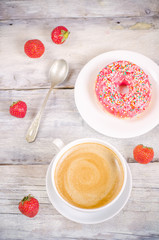 Donuts and coffee