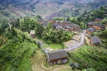 Foto op Canvas Longsheng Village, Guangxi, China © SeanPavonePhoto