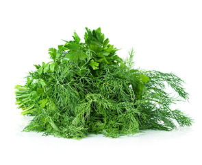 parsley, dill, bunch