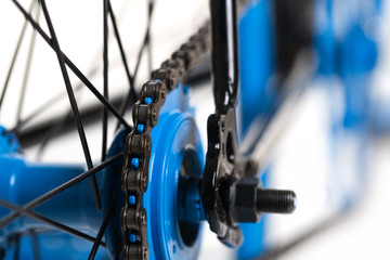 Bicycle isolated on white background