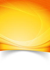 Bright summer solar folder template