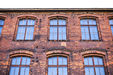 Old tenement house wall