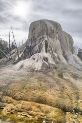 Mammoth Hot Springs in Yellowstone National park