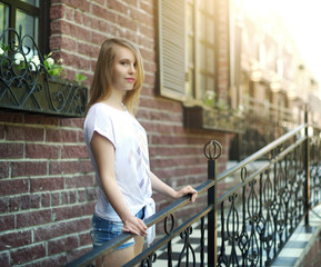 beautiful fashionable girl