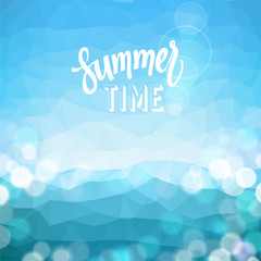 Summer holiday tropical beach background