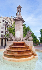 fountain in Barcelona