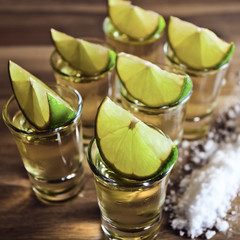 tequila , lime and salt