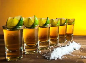 tequila , lime and salt
