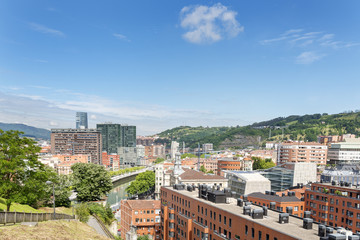 Fototapeta na wymiar Bilbao miasta, Bizkaia, Kraj Basków, Hiszpania.