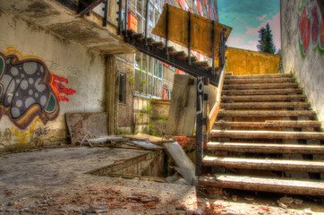 Treppe Ruine