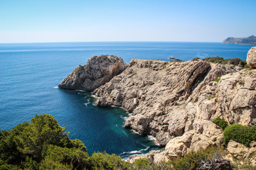Fototapeta premium Felsige Küste von Mallorca